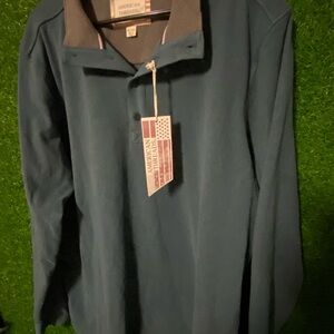 American Threads Teal Long Sleeve Shirt